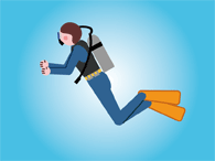 ダイブクルーズ スキルアップ講座/ダイビング基礎知識編/中性浮力