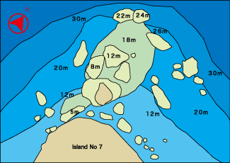 水中マップ/ディープ シックス/シミラン諸島No.7