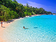 シミラン諸島4番のビーチ